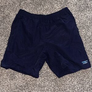 Navy L.L. Bean athletic shorts. Size Large